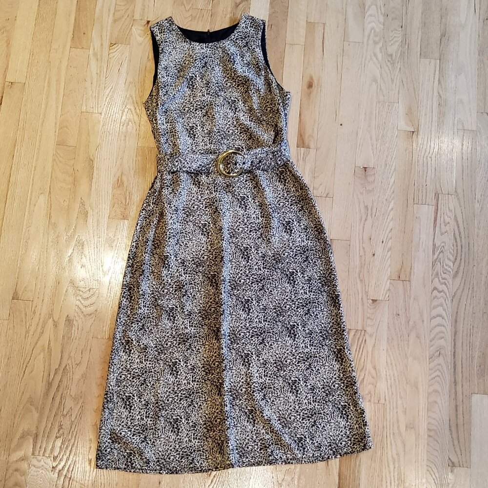 Helene Blake Animal Print Maxi Dress Size 14